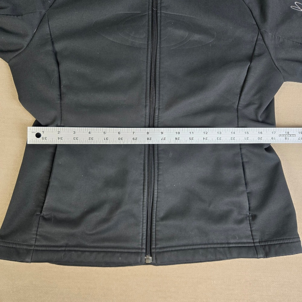 Salomon Black Full Zip Softshell‎ Jacket Performance Outdoor Women Medium - Picture 6 of 10